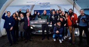 Nuevo récord mundial de distancia al volante de un vehículo de pila de hidrógeno