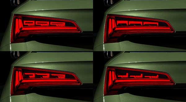 Audi lanza una nueva generación de pilotos de iluminación OLED digital