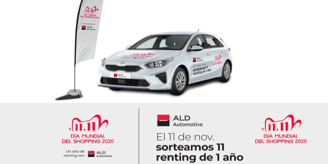 En el Día Mundial del Shopping 2020, AliExpress sortea 11 vehículos de renting de ALD Automotive