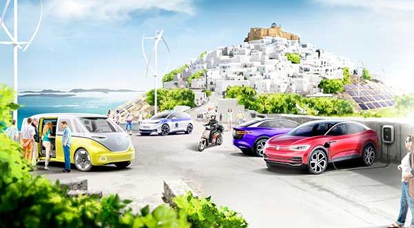 Volkswagen y Grecia crean el primer modelo de movilidad climáticamente neutra en una de sus islas