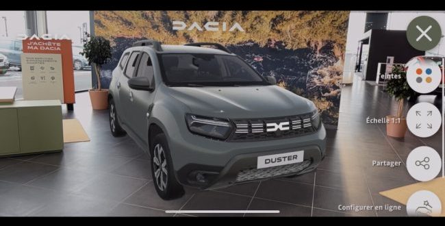Dacia dará a conocer sus coches a través de realidad aumentada 